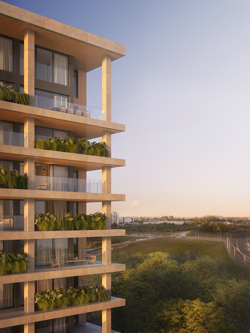 Fachada do empreendimento